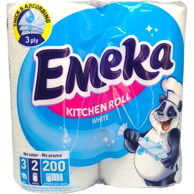 EMEKA кухненска ролка, 2 броя, White, 340гр