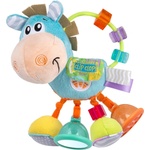 Playgro Бебешка Дрънкалка Конче Хоп Троп - Playgro, 3м+, Синя (Activity Rattle)