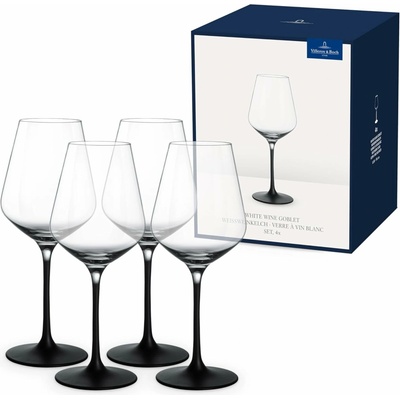 Villeroy & Boch pohárov na biele víno Manufacture Rock 4 x 370 ml