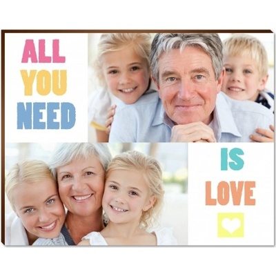 Fotopanel, All you need is love, 25x20 cm