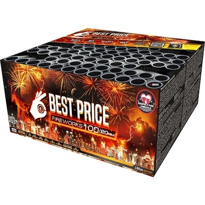 Kompaktný ohňostroj Best price Wild fire multi 100 rán 20mm