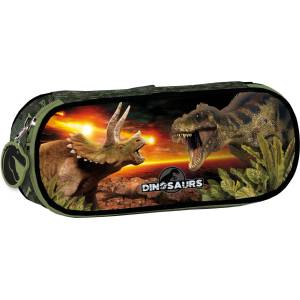 DERFORM Овален несесер Derform Dinosaur 18 (95841)