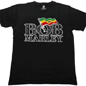 Bob Marley Flag Logo Black S Риза (BMATS47MB01)