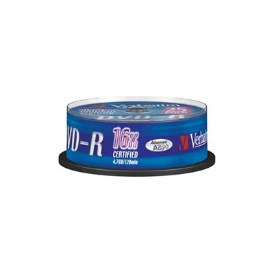 Verbatim DVD-R 4.7GB 16х cake 25бр