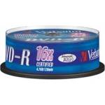 Verbatim DVD-R 4.7GB 16х cake 25бр