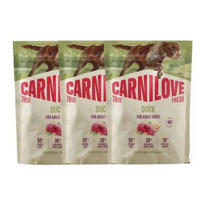 Carnilove True Fresh Dog Duck Adult 3 x 1,5 kg