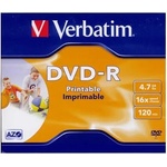 Verbatim 43521 DVD-R 4.7GB/16x/интерфейс за отпечатване/презаписваем DVD (43521)