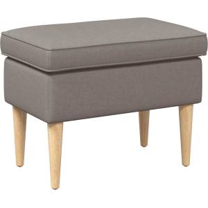 vidaXL Пуф за крака Таупе 55 x 35 x 41 см (42029980)