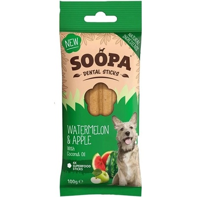 SOOPA dentální tyčinky s melounem a jablkem 100 g