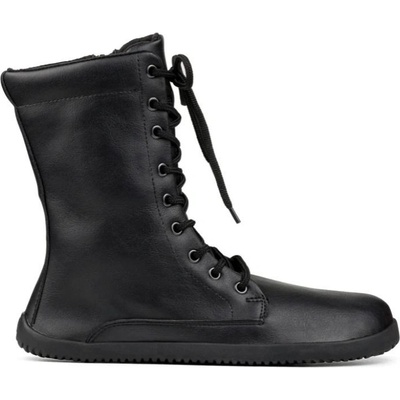 Ahinsa shoes Barefoot vysoké boty Ahinsa Jaya černé