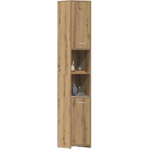 vidaXL Шкаф за баня Artisan Oak 30x30x183, 5 cm Инженерна дървесина (859394)
