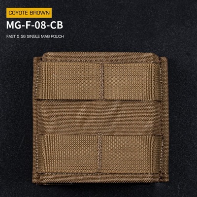 Wosport Fast type Single molle na 5.56 zásobníky M4/M16, krátká coyote