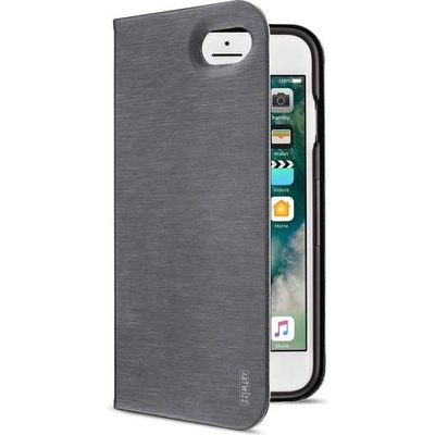 Artwizz SeeJacket® Folio - полиуретанов калъф и стойка за iPhone 8, iPhone 7 (титан)