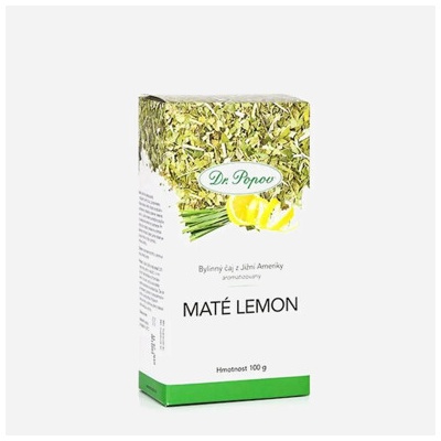 DR.POPOV čaj Maté zelené Lemon 100 g