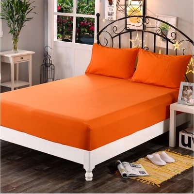 Pragati Fashion Froté prostěradlo oranžové 180x200