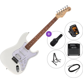 PSD Guitars STC-100-HSS SET White Електрическа китара