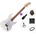 PSD Guitars STC-100-HSS Premium SET White Електрическа китара