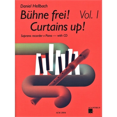 Hellbach Bühne Frei! Curtains Up! v.1 + CD zobcová flétna a klavír – Hledejceny.cz