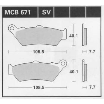 Image 1 of TRW MCB 671 SV (mcb671sv)