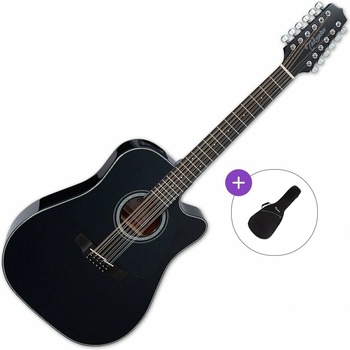 Takamine GD30CE-12 Basic SET Black 12-струнна електро-акустична китара