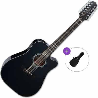 Takamine GD30CE-12 Basic SET Black 12-струнна електро-акустична китара