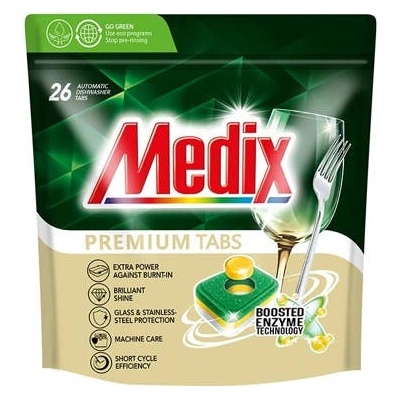Medix Таблетки за съдомиялна Premium 26бр 26бр