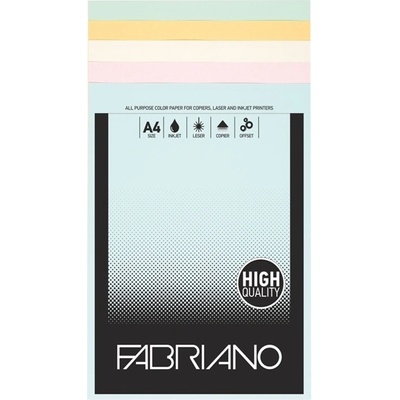 Fabriano Копирен картон Fabriano (1535160045), A4, 160 g/m2, 4 цвята, 100 листа (1535160045)