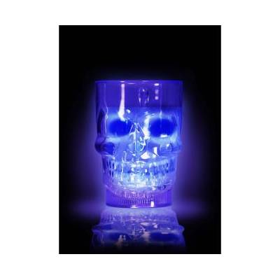 Pohár svítící lebka - kostlivec - Halloween - 10 x 14 cm - 700 ml