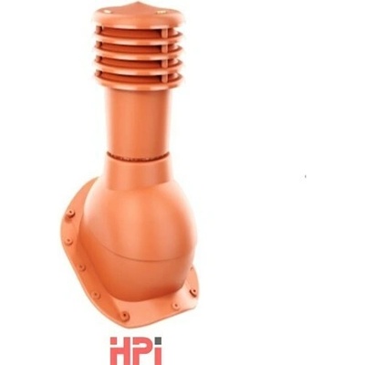 HPI Odvětrávací set 125/110 mm nejvyšší profil pro plechové tvarované krytiny červená
