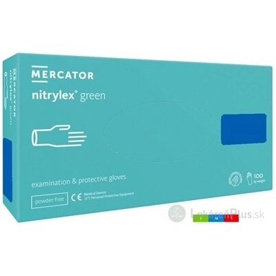 MERCATOR nitrylex green Nitrilové M 100 ks