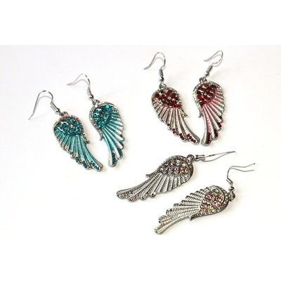 Fashion Jewerly Andělská křídla Třpytivá kráska Pírko S dobrým srdcem 3368