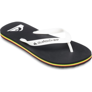 Quiksilver Джапанки Quiksilver Men's Molokai Flip Flops - Black/Rasta