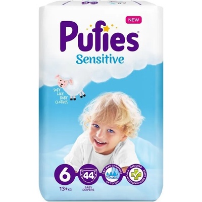 pufies Бебешки пелени Pufies Sensitive 6, 44 броя (3800024035562)