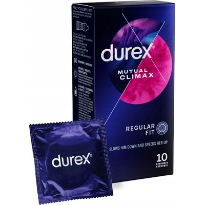 Durex Žebrované kondomy 10 ks