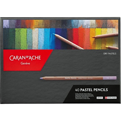 Caran D'Ache Umělecké suché pastely v tužce 40 ks