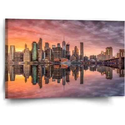 Sablio Obraz New York Západ slunce - 120x80 cm