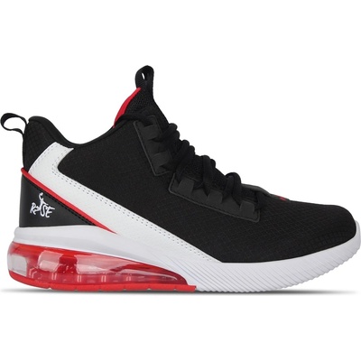 Rise Юношески баскетболни кецове Rise Digital Basketball Trainers Juniors - Black/White/Red