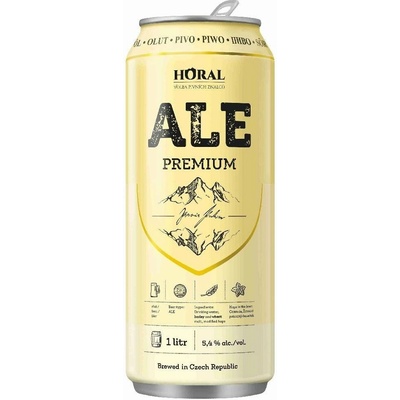 Horal "ALE" Alc. 5,4 % 1 l (plech)