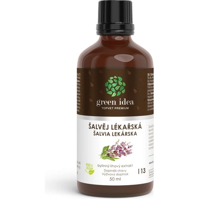 Green idea Šalvěj lékařská tinktura 50 ml
