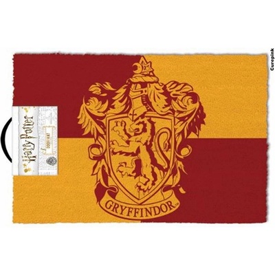 CurePink Harry Potter: Gryffindor Nebelvír 60 x 40 cm žluto-červená [GP85329]