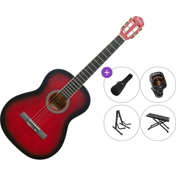 Pasadena SC041 SET 4/4 Red Burst Класическа китара