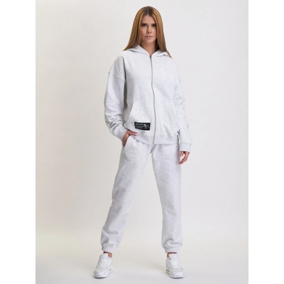 Amstaff dámska mikina na zips Basic Zip Oversized grey