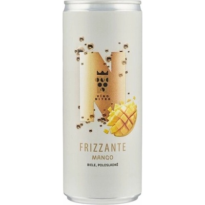 Víno Nitra Frizzante mango biele polosladké 250 ml