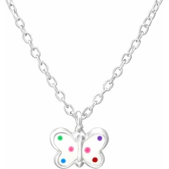 Bijutanki Детско Сребърно Колие - Пеперуда