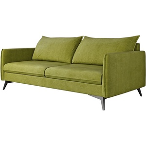 ROPEZ Зелен диван 199 cm Juli Bis - Ropez (Juli Bis Sofa 3os. tk. Enjoy New 10 nogi metalowe czarne)