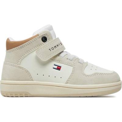 Tommy Hilfiger Сникърси Tommy Hilfiger High Top Lace-Up/Velcro SneakerT3X9-33342-1269 M Бял (High Top Lace-Up/Velcro SneakerT3X9-33342-1269 M)
