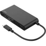 Belkin Type-C HUB 5-в-1 разклонител, 20 см, ЧЕРЕН (AVC021HQBK)
