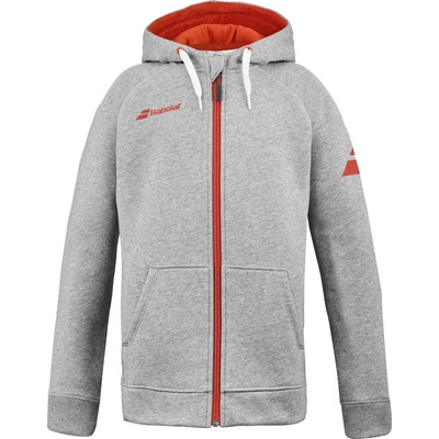Babolat Exercise Hood Jacket Jr High Rise Hthr
