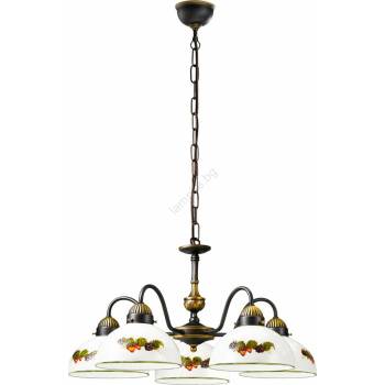 Kolarz 731.85. 121 - Пендел NONNA 5xE27/75W/230V грозде/ягоди (KL0352)