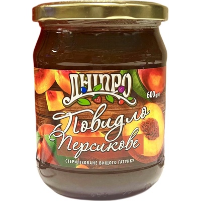 Dnipro Broskvová povidla 600g
